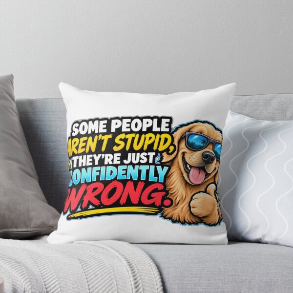 Item preview, Confidently Wrong Funny Dog Design designed and sold by Kenzie & Co.