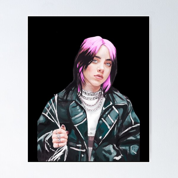 Artikelvorschau, Billie Eilish Sängerin entworfen und verkauft von Vero126.