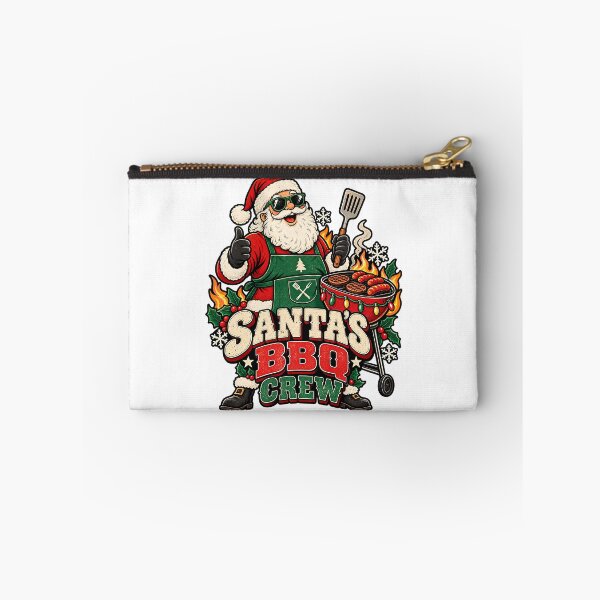 Item preview, Funny Christmas BBQ Santa Design designed and sold by Neverend Designs.