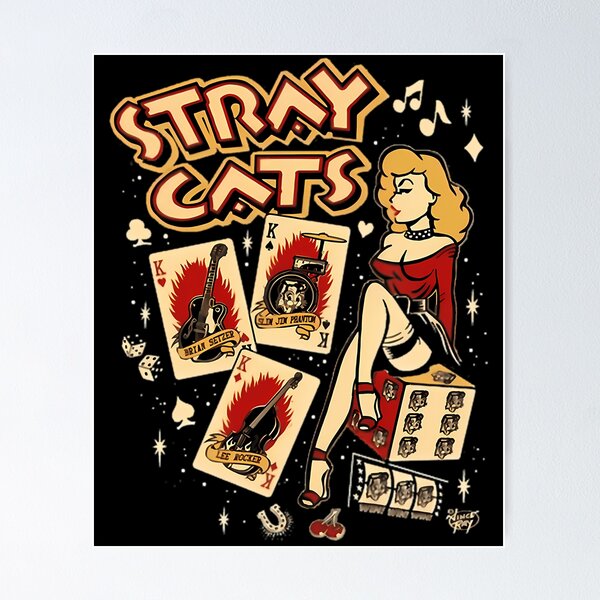 Item preview, Stray Cats Band Rock designed and sold by 16yoTalent.