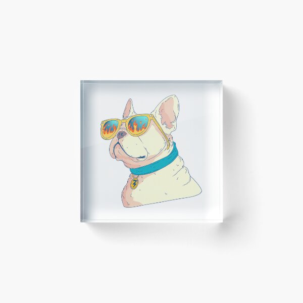 Item preview, Cool French Bulldog With Flame Sunglasses designed and sold by uyndonG-rey.