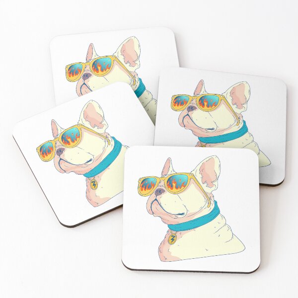 Item preview, Cool French Bulldog With Flame Sunglasses designed and sold by uyndonG-rey.