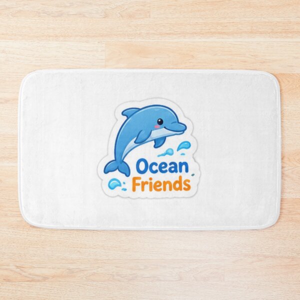 Item preview, Cute Dolphin Ocean Friends Marine Life designed and sold by LearnFunStore.