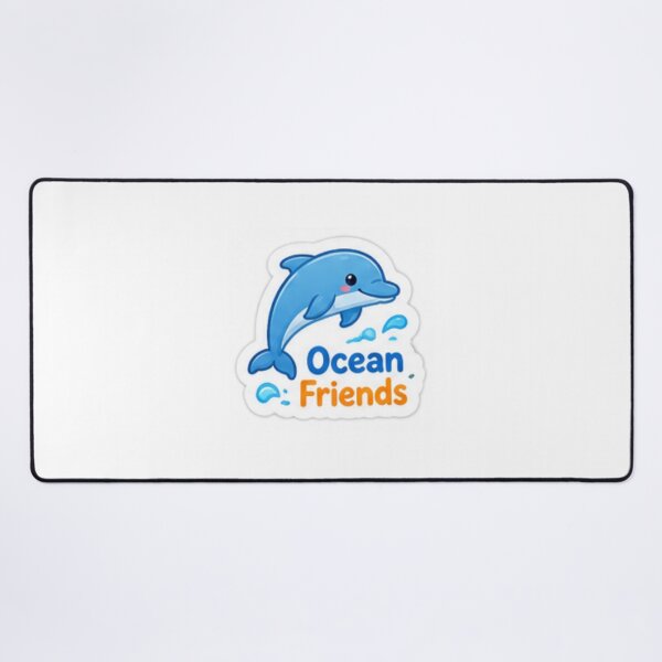 Item preview, Cute Dolphin Ocean Friends Marine Life designed and sold by LearnFunStore.
