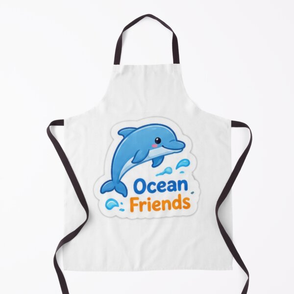 Item preview, Cute Dolphin Ocean Friends Marine Life designed and sold by LearnFunStore.
