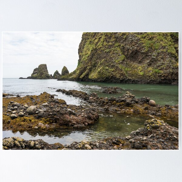 Item preview, Walking on the Ocean Floor Beneath the Dunnottar Castle Cliffs  designed and sold by Georgia Mizuleva.