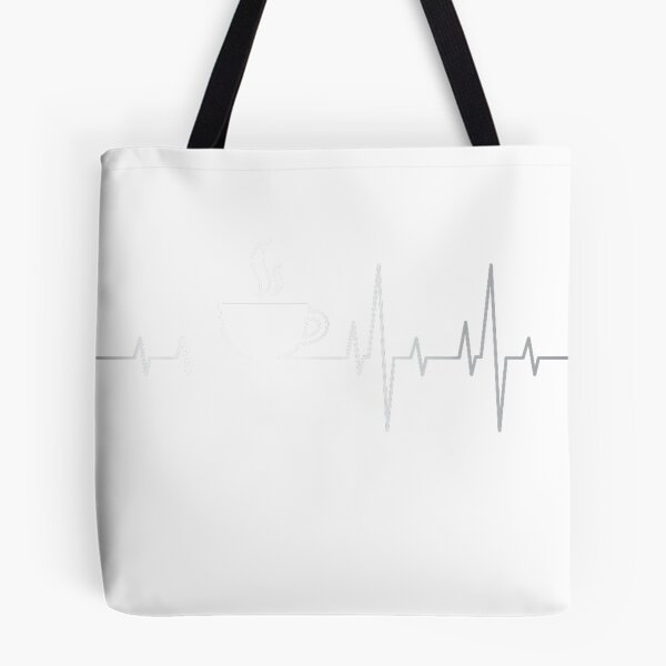Item preview, Heartbeat Flatline Coffee Lover T-Shirt T-Shirt designed and sold by BlaqboyDesigns.