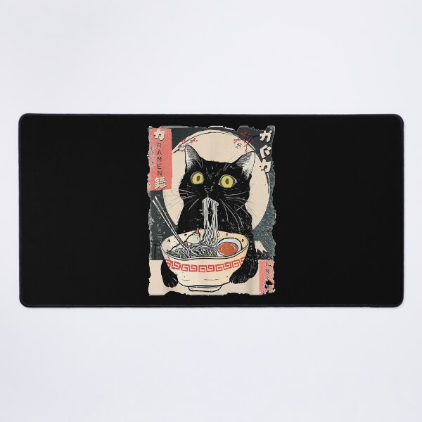 Item preview, Kawaii Cat Eating Ramen Noodles Funny Anime Gift Girls Teens designed and sold by NgumohaLanke.
