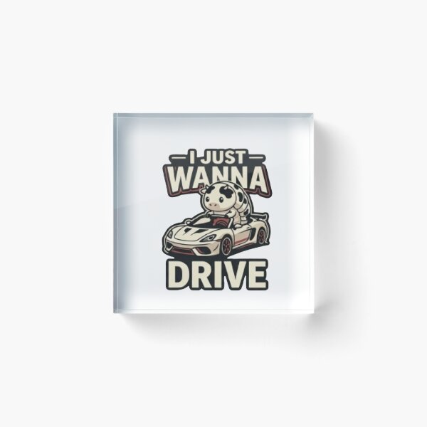 Item preview, dairy cow isopod -cow driving a car -car lovers -cars -cute cow-cartoon animal-cow lovers designed and sold by heroes-one.