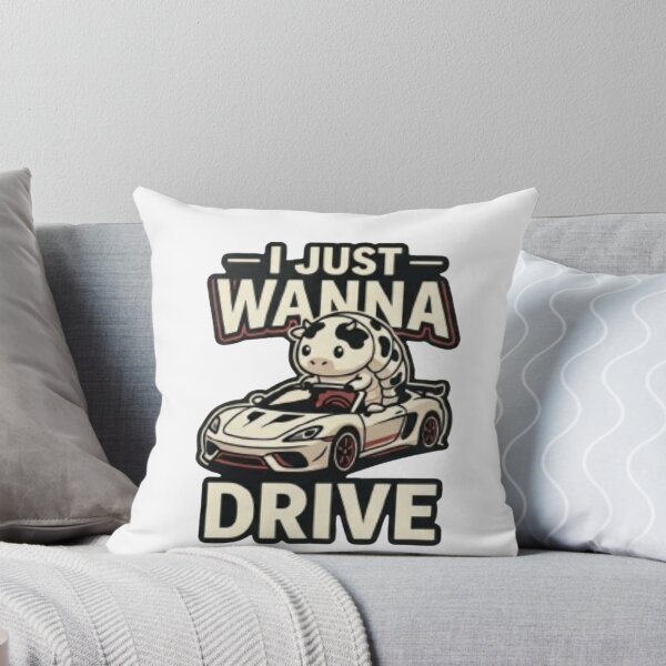 Item preview, dairy cow isopod -cow driving a car -car lovers -cars -cute cow-cartoon animal-cow lovers designed and sold by heroes-one.