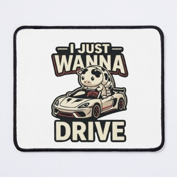 Item preview, dairy cow isopod -cow driving a car -car lovers -cars -cute cow-cartoon animal-cow lovers designed and sold by heroes-one.