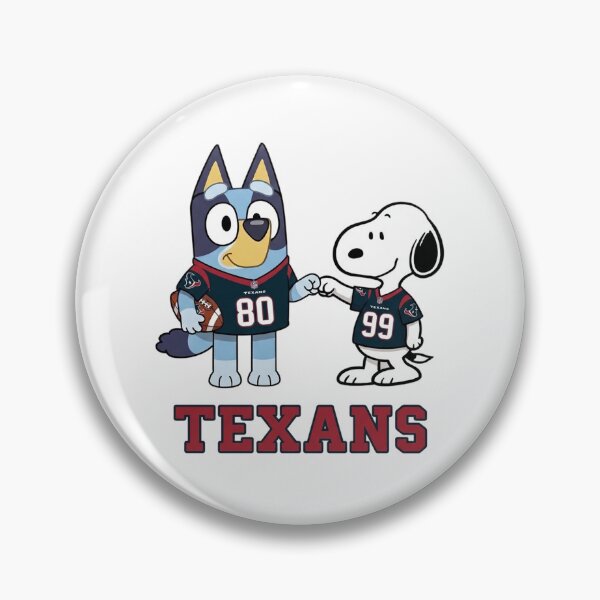 Item preview, Bluey And Snoopy Houston Football Buddies designed and sold by DamianRoy88.