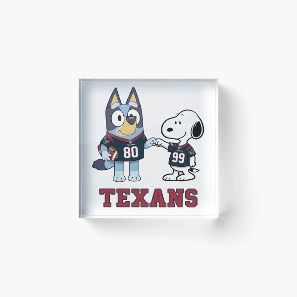 Item preview, Bluey And Snoopy Houston Football Buddies designed and sold by DamianRoy88.