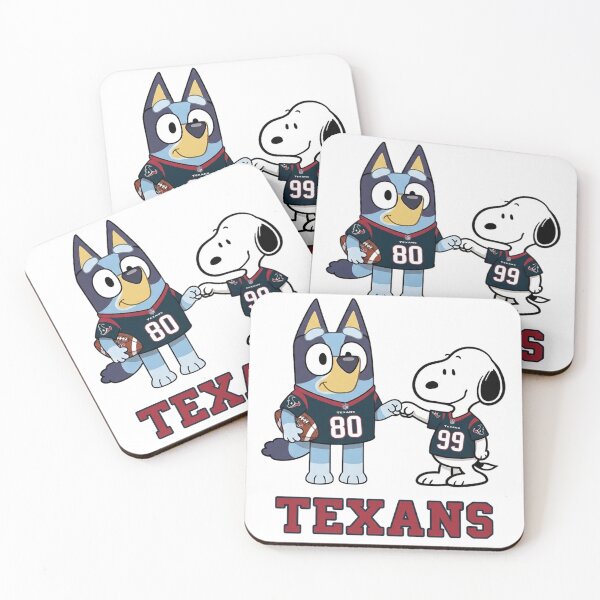 Item preview, Bluey And Snoopy Houston Football Buddies designed and sold by DamianRoy88.