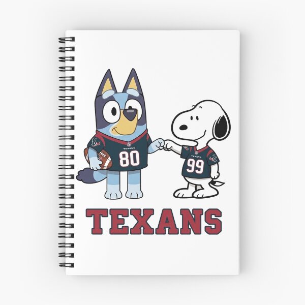Item preview, Bluey And Snoopy Houston Football Buddies designed and sold by DamianRoy88.