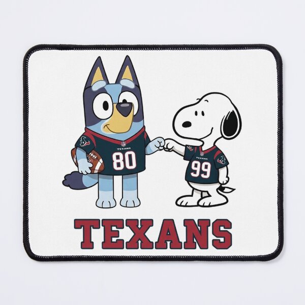 Item preview, Bluey And Snoopy Houston Football Buddies designed and sold by DamianRoy88.