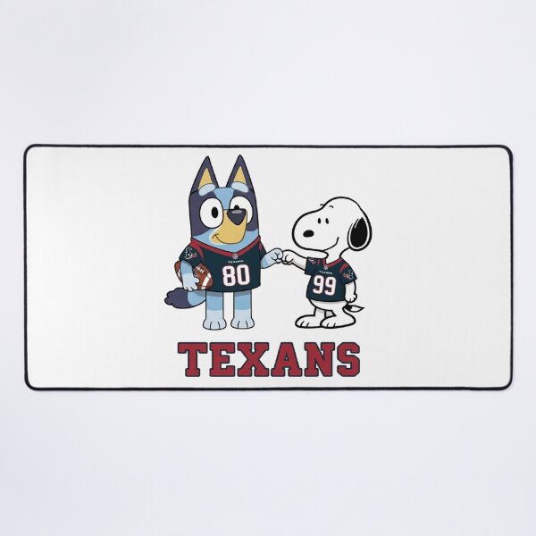 Item preview, Bluey And Snoopy Houston Football Buddies designed and sold by DamianRoy88.