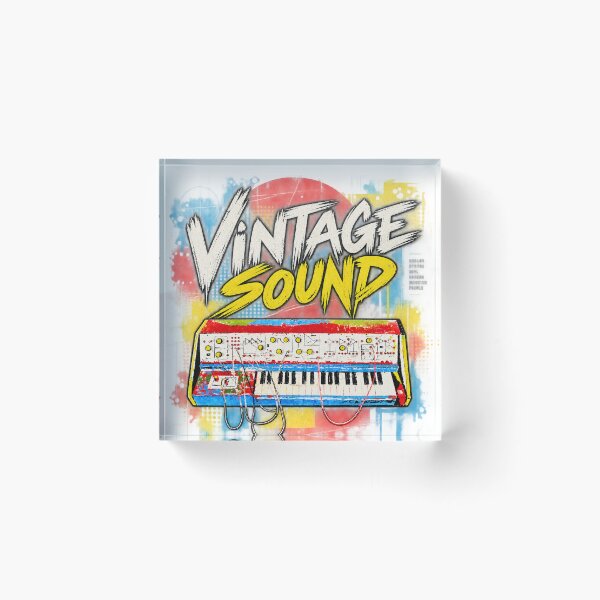 Item preview, Vintage Sound – Colorful Analog Synth Patch Art designed and sold by NicolaDudich.