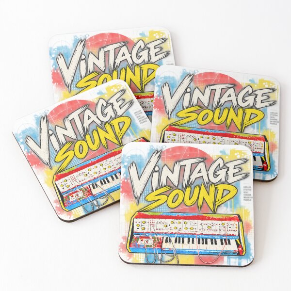 Item preview, Vintage Sound – Colorful Analog Synth Patch Art designed and sold by NicolaDudich.