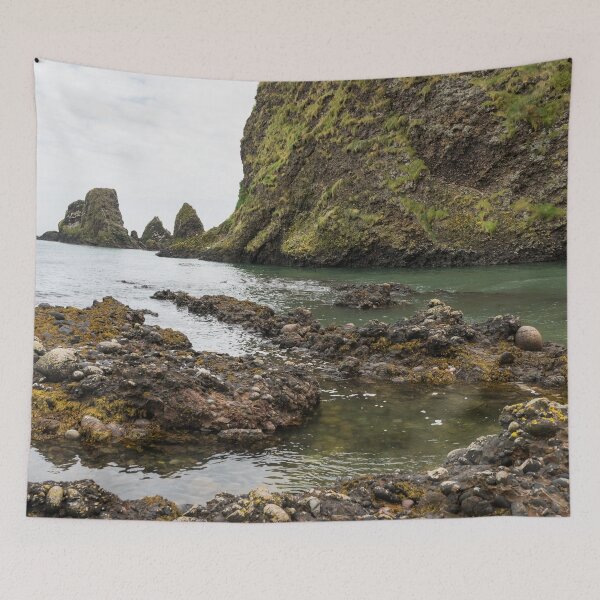 Item preview, Walking on the Ocean Floor Beneath the Dunnottar Castle Cliffs  designed and sold by Georgia Mizuleva.