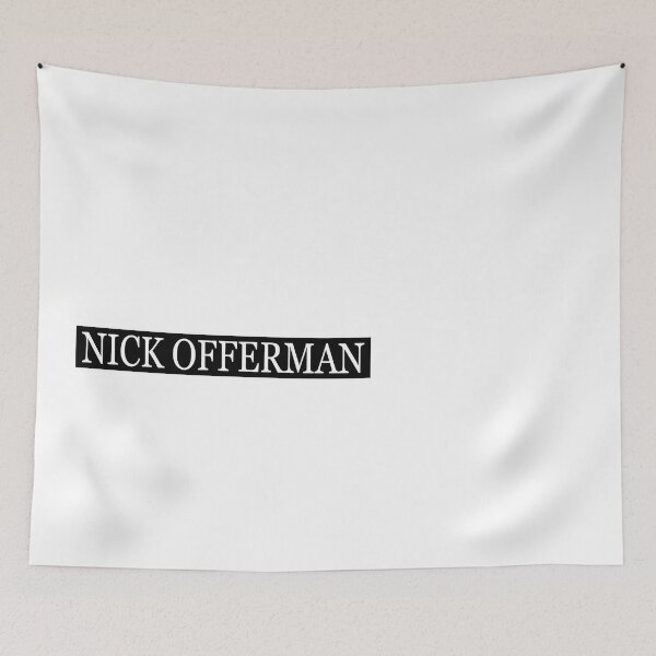 Item preview, Nick Offerman Name Text Art Design designed and sold by IRON WINGS /USAF.