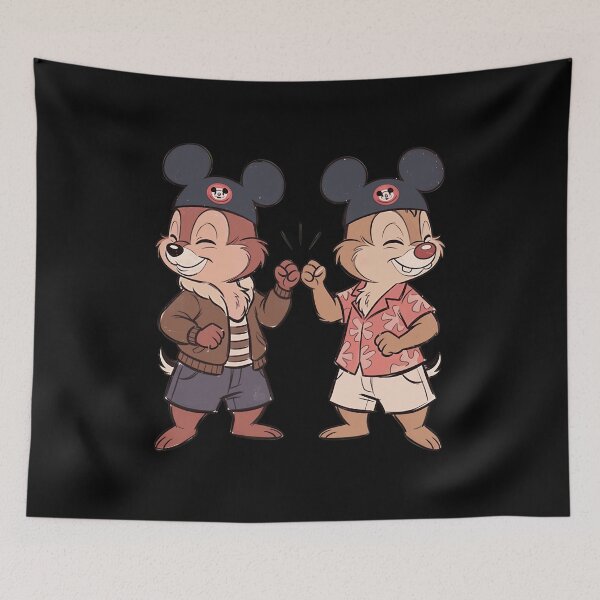 Item preview, Chipmunk Friends High Five Vintage  designed and sold by CotyArrah97.