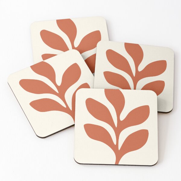 Item preview, Terracotta Leaf Cutout | Bold Matisse-Inspired Botanical Print (cutout) designed and sold by Zaramodo.
