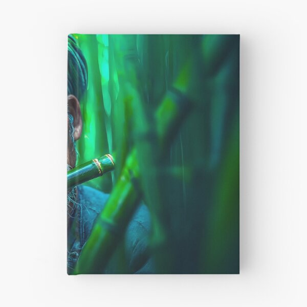 Item preview, Elderly Man Playing Flute in a Bamboo Forest designed and sold by Artessie.