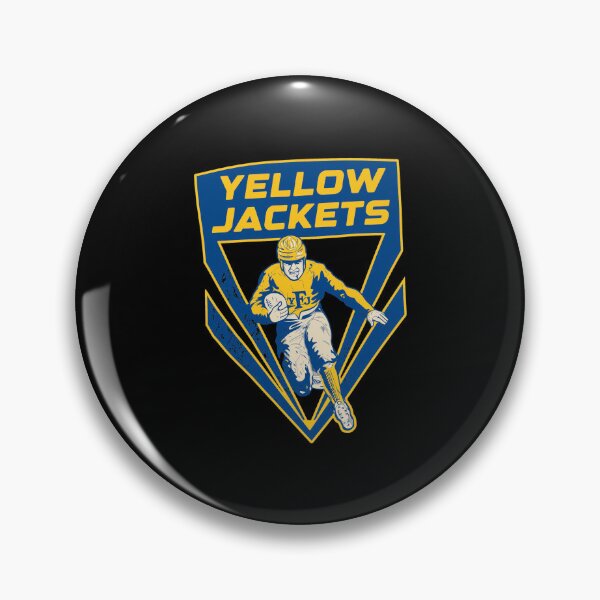 Item preview, Yellow Jackets Vintage Football Crest designed and sold by MavisMante.