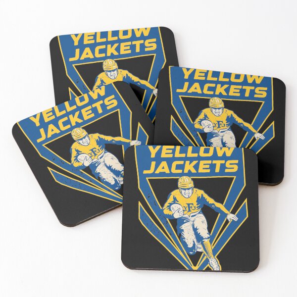 Item preview, Yellow Jackets Vintage Football Crest designed and sold by MavisMante.
