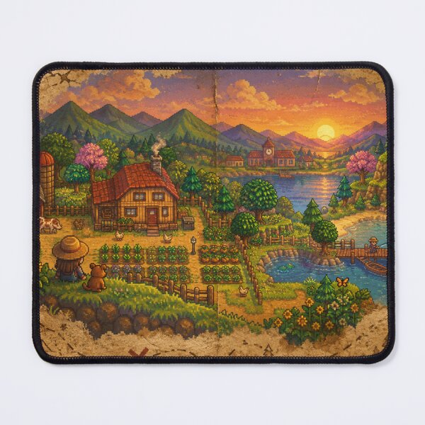 Item preview, Stardew Valley treasure Map designed and sold by FeelTheDrawing.
