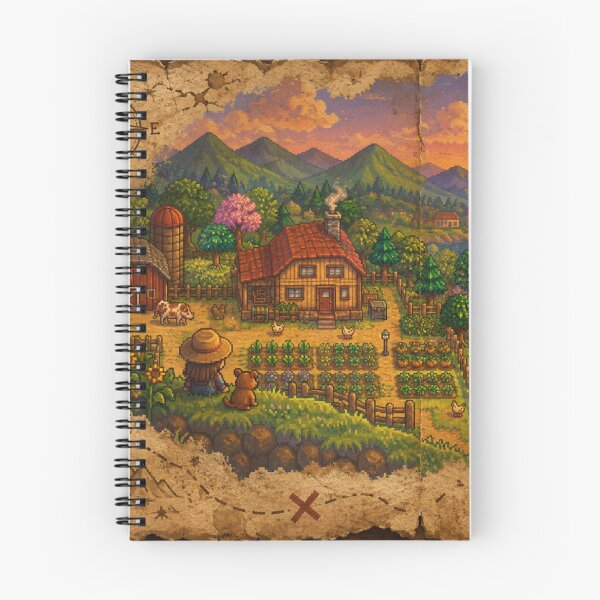 Item preview, Stardew Valley treasure Map designed and sold by FeelTheDrawing.