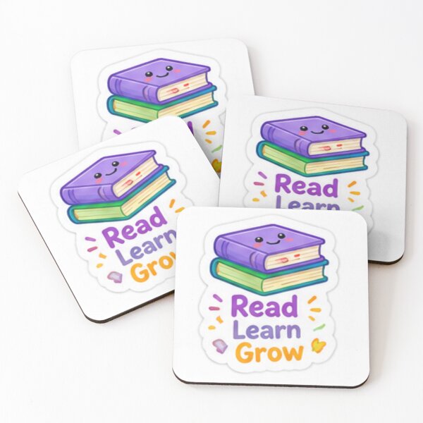 Item preview, Cute Books Read Learn Grow Educational Design designed and sold by LearnFunStore.