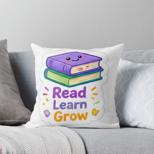 Item preview, Cute Books Read Learn Grow Educational Design designed and sold by LearnFunStore.