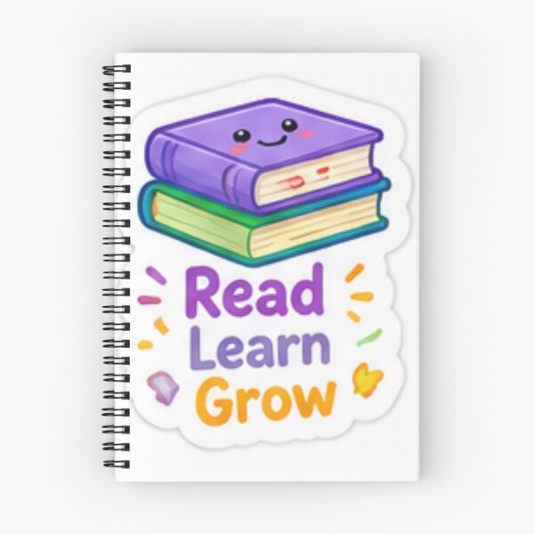 Item preview, Cute Books Read Learn Grow Educational Design designed and sold by LearnFunStore.