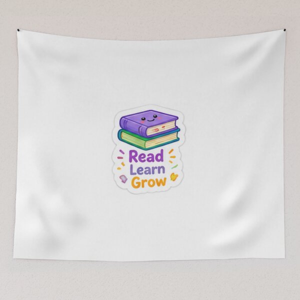 Item preview, Cute Books Read Learn Grow Educational Design designed and sold by LearnFunStore.