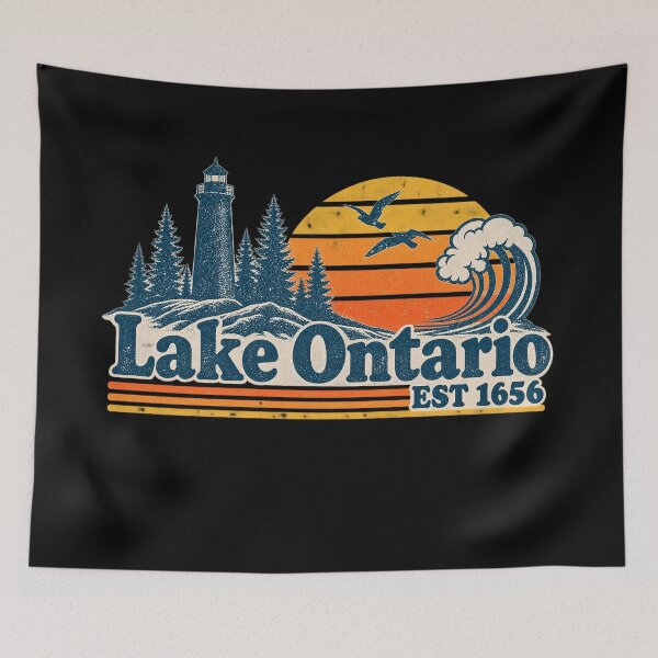 Item preview, Vintage Lake Ontario Great Lakes designed and sold by BURRITO-Blog.
