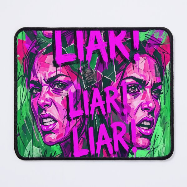 Item preview, FEMALE CALLING OUT LIAR, designed and sold by NOIMION DIGITAL ART.
