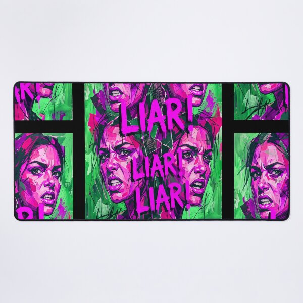 Item preview, FEMALE CALLING OUT LIAR, designed and sold by NOIMION DIGITAL ART.
