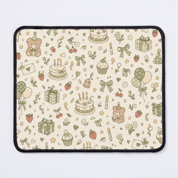 Item preview, Cute Pastel Birthday Party Seamless Pattern designed and sold by ellinnur.