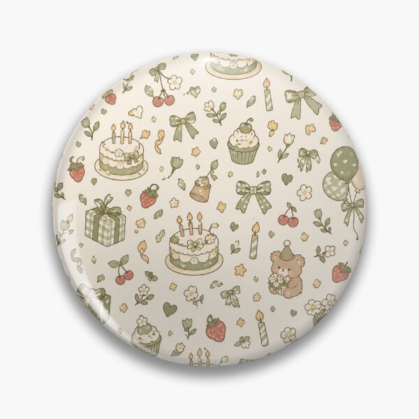 Item preview, Cute Pastel Birthday Party Seamless Pattern designed and sold by ellinnur.