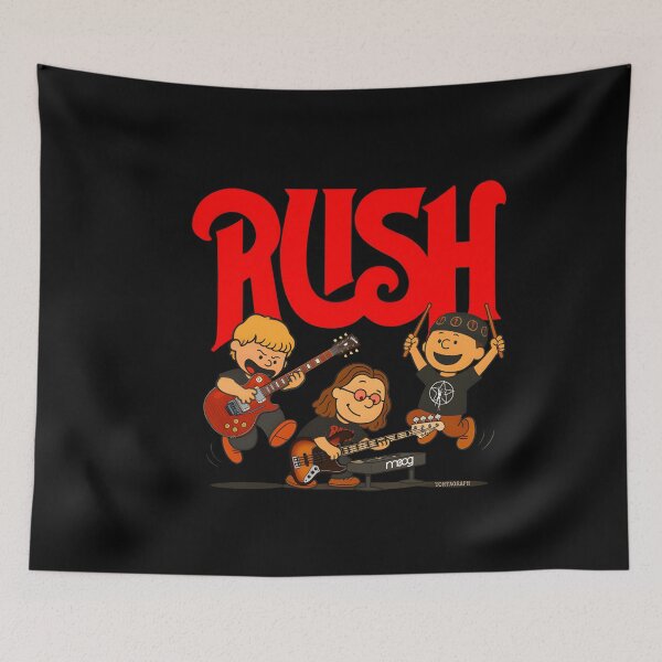Item preview, Rush Band Charlie Brown Mashup (CLASSIC LOGO ACTION) T-Shirt designed and sold by toniafelj7.