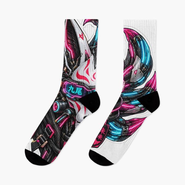 Item preview, Techwear Oni Cyber Fox Kitsune Mask Art designed and sold by RiteshCenter .