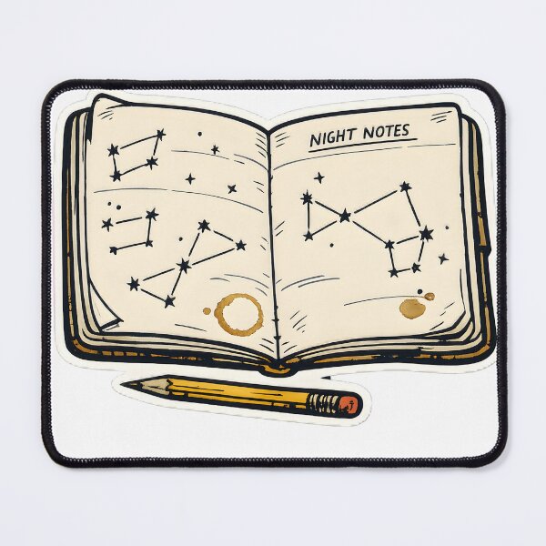 Item preview, Night Notes Astronomy Notebook Stargazer T-Shirt designed and sold by Naviora.