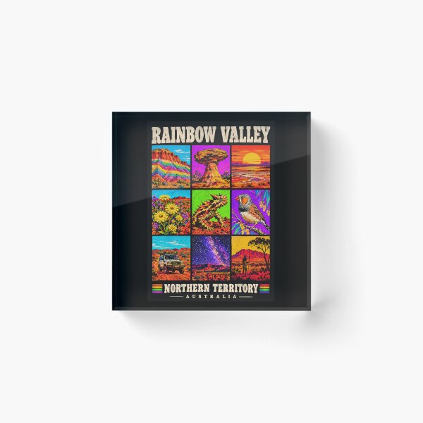 Item preview, Rainbow Valley Northern Territory Retro Travel Red Centre Alice Springs Australia designed and sold by Yellowriversss.