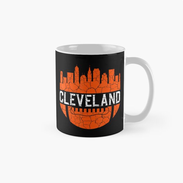Item preview, Downtown Ohio Cleveland Skyline Football designed and sold by Artsy Pies.
