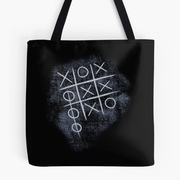 Item preview, Dark Tic Tac Toe Chalkboard Grid Game Art designed and sold by tamicantik47.