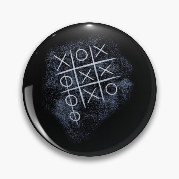 Item preview, Dark Tic Tac Toe Chalkboard Grid Game Art designed and sold by tamicantik47.
