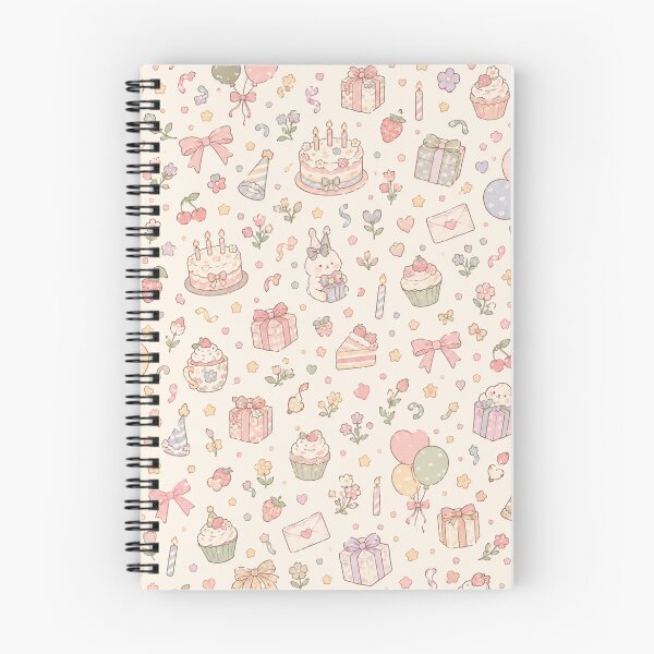 Item preview, Cute Pastel Birthday Party Seamless Pattern designed and sold by ellinnur.