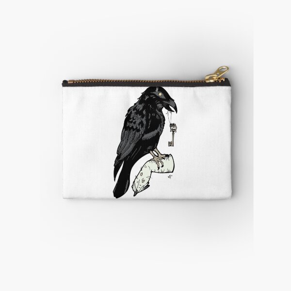 Item preview, Crow With Key Necklace Raven Keeper Secret Key designed and sold by Lauraacox-Art.